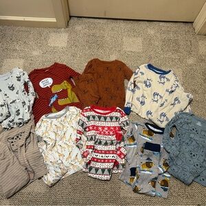 Boys 5T Pajama Set lot with Fun Patterns